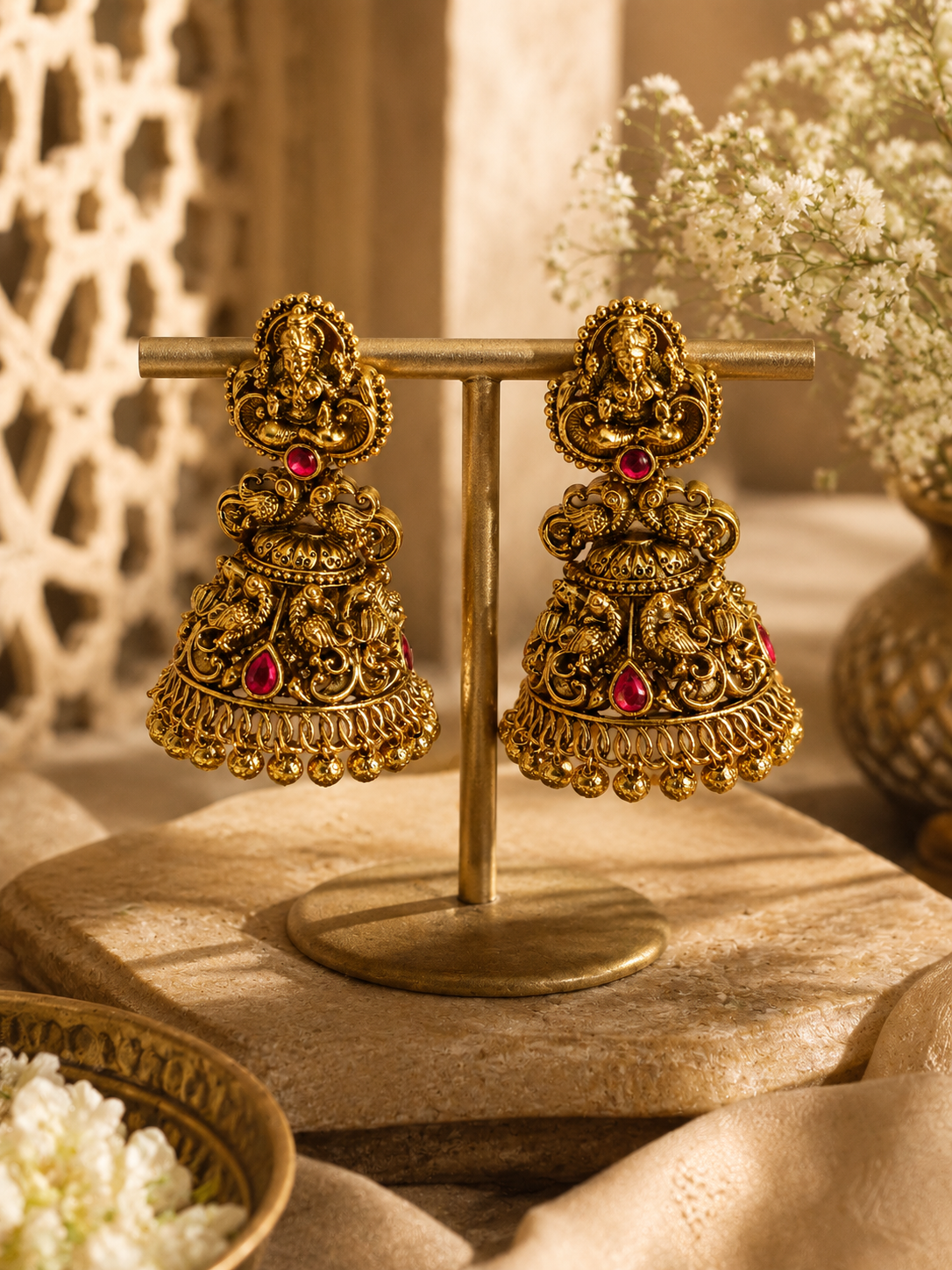 Ganesha Heritage Temple Jhumkas