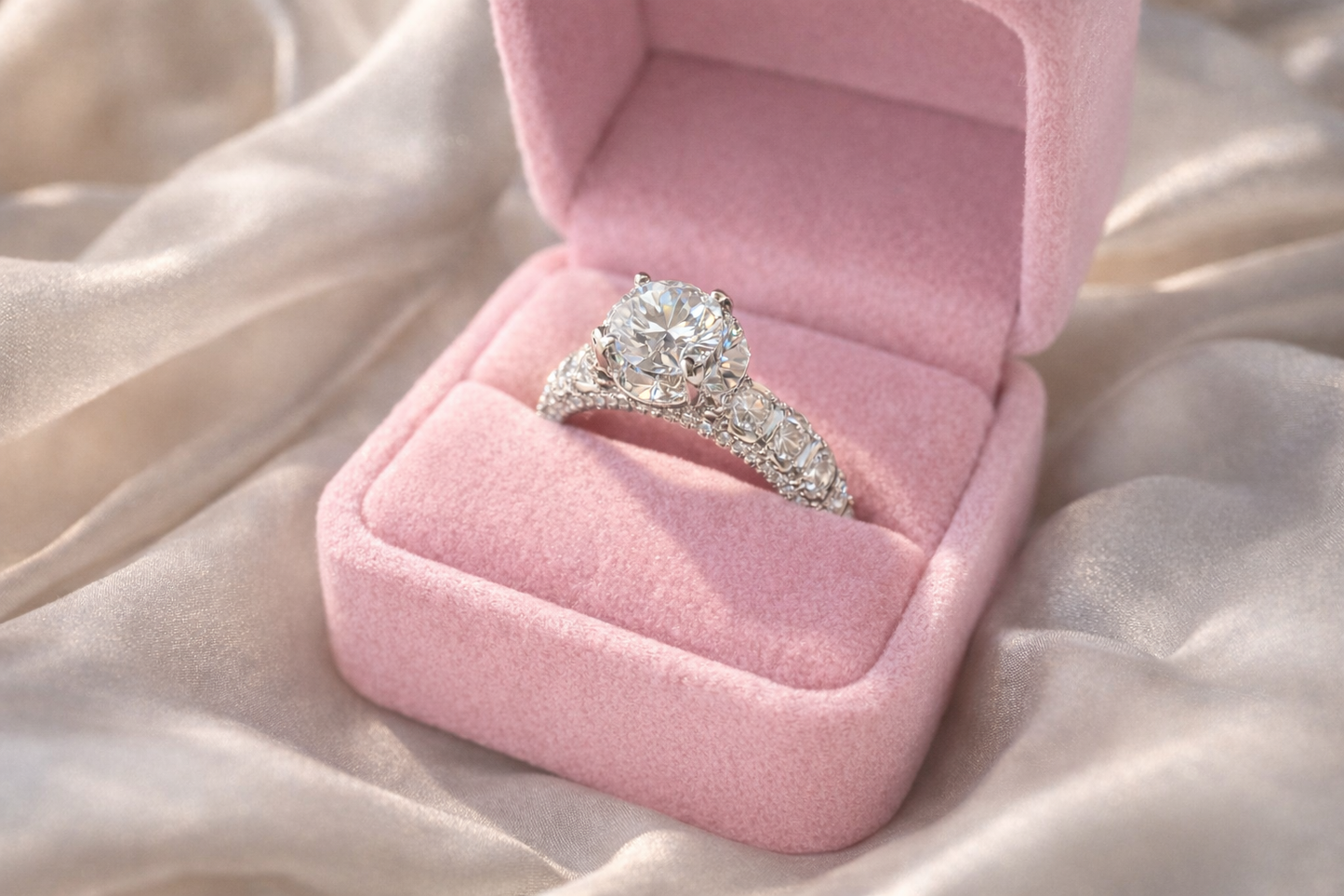 Regal Radiance Solitaire Band