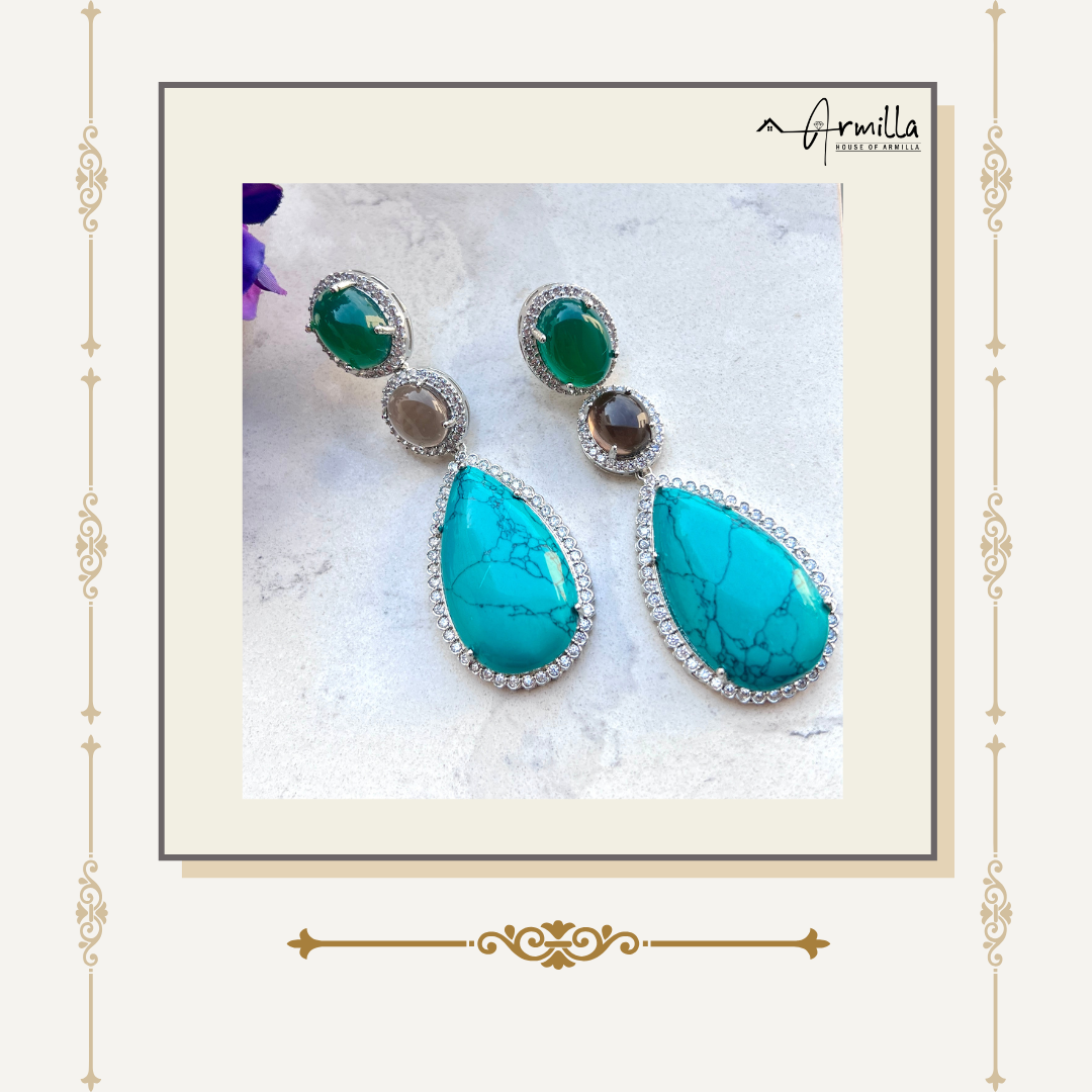 Trio Elegance Drop Earrings Collection