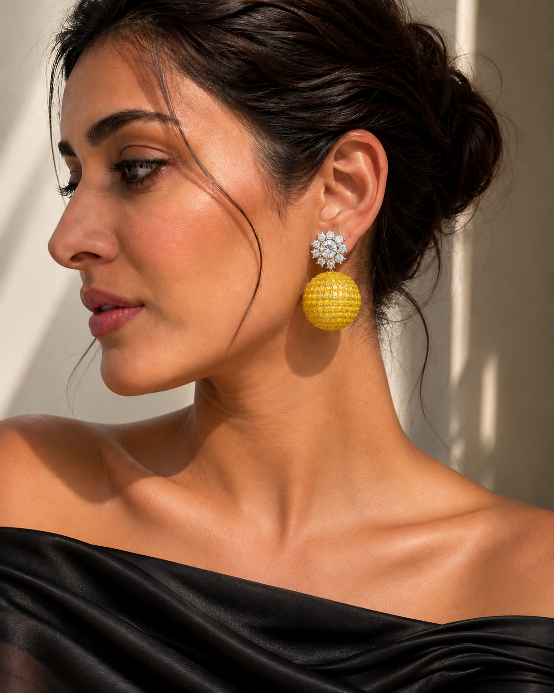 Sunshine Crystal Statement Drops