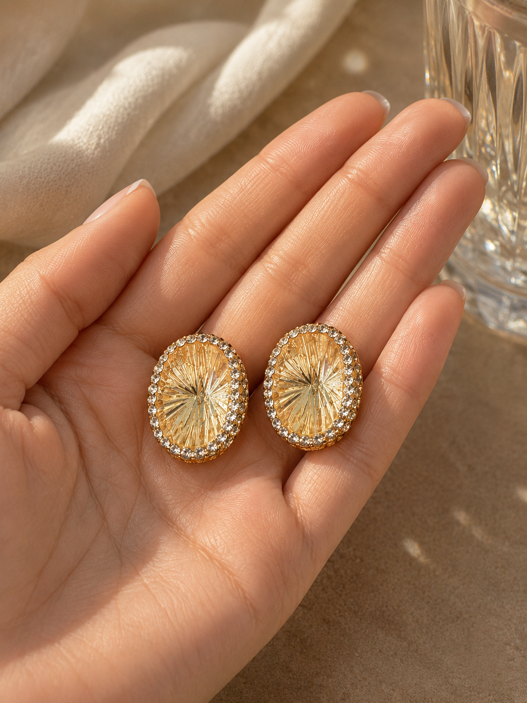 Aurora Radiance Statement Studs