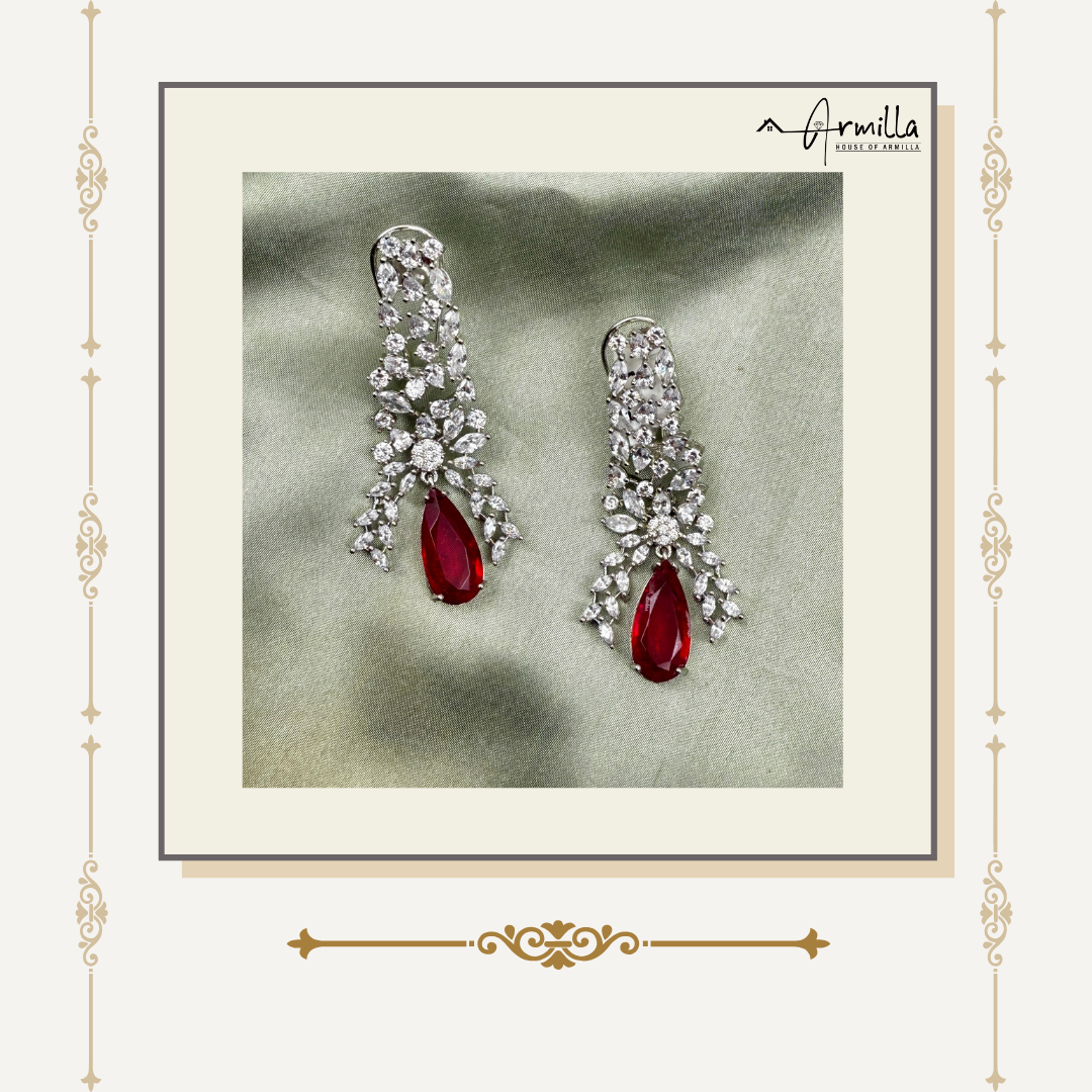 The Regal Radiance Collection - Cascade Luxe Earrings
