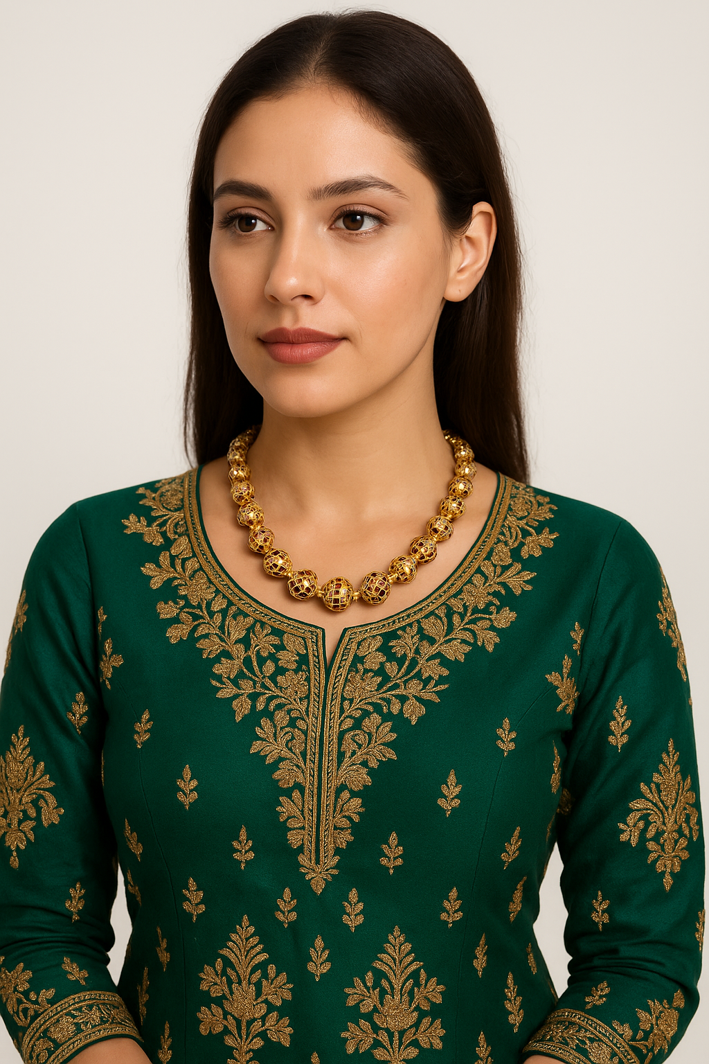 Handcrafted Beaded Necklace – Royal Heritage Collection