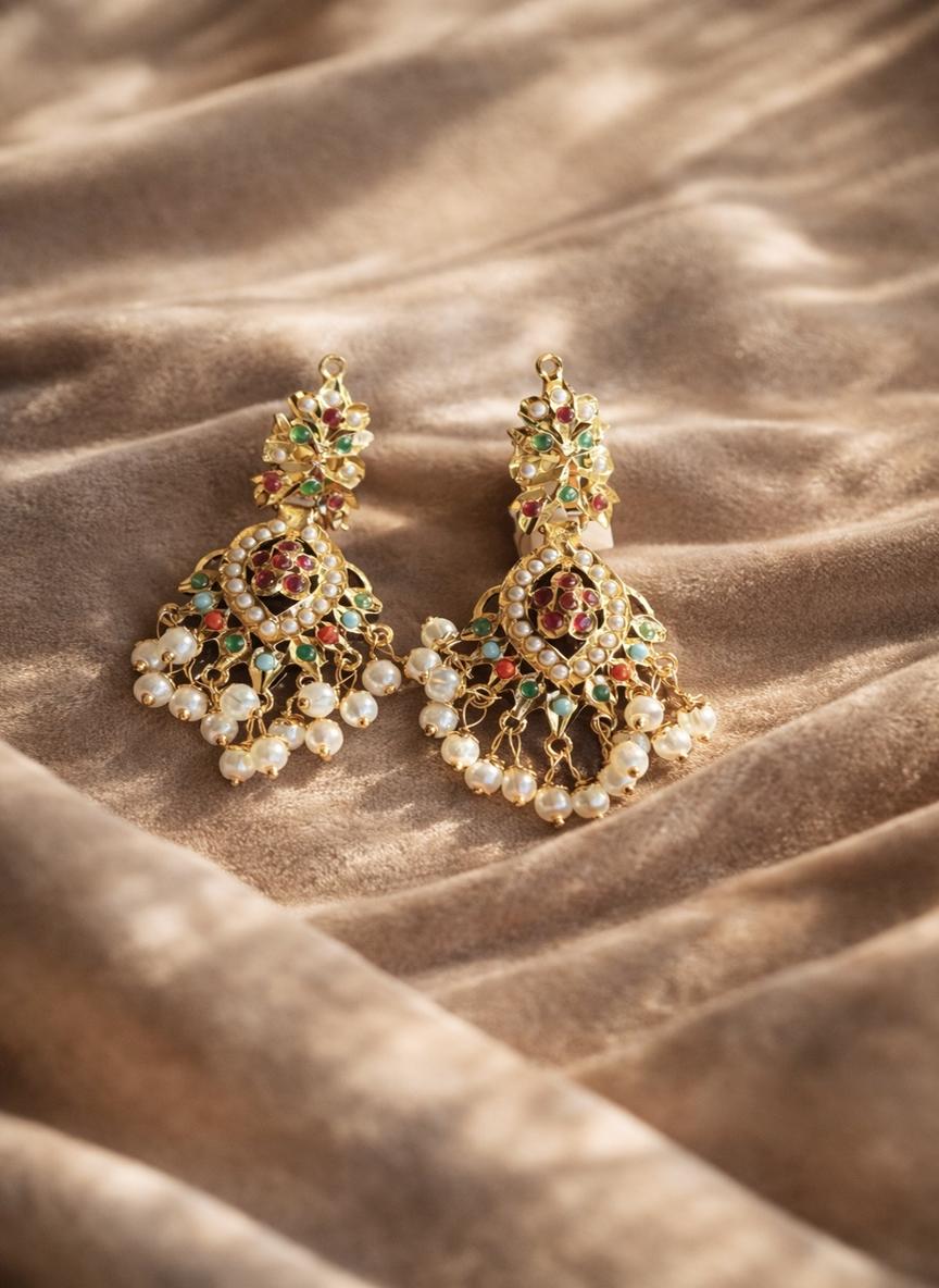 Heritage Jadau Jhumkas