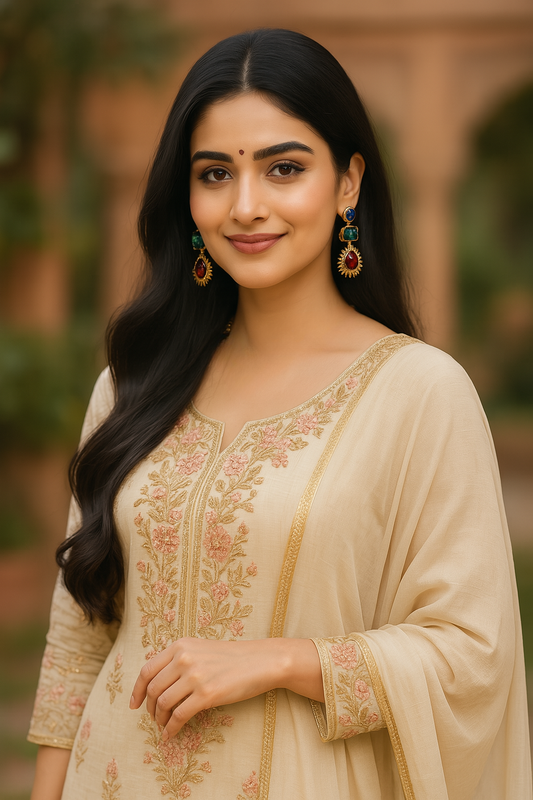 Regal Multi-Gem Statement Drop Earrings