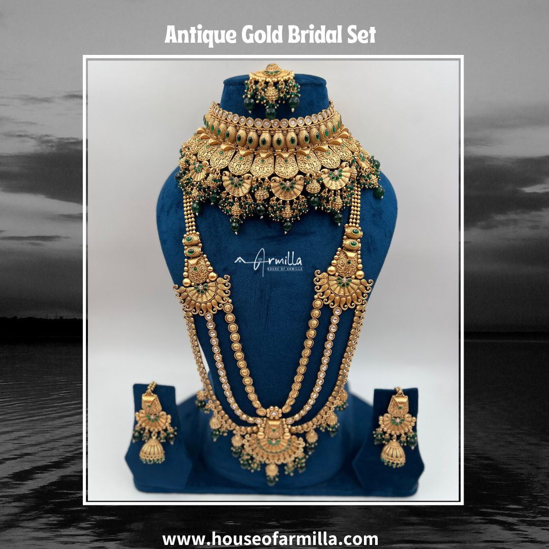 Antique Gold Bridal Set