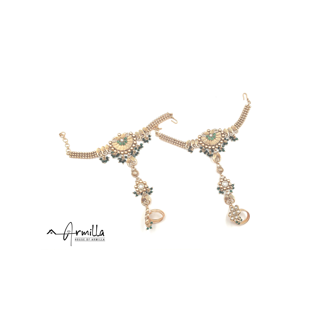 Antique Gold Bridal Set