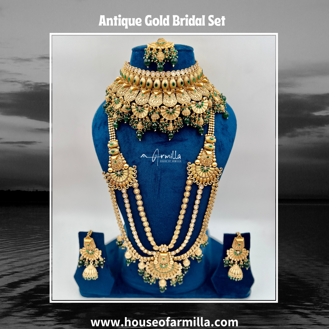 Antique Gold Bridal Set