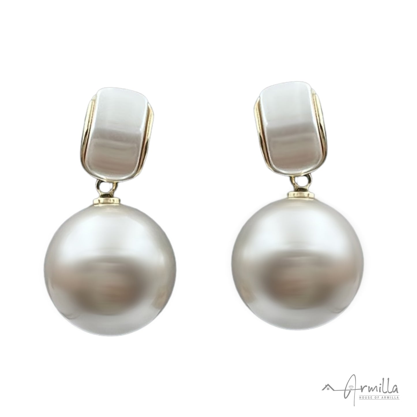 Mother of Pearl Drop Earrings