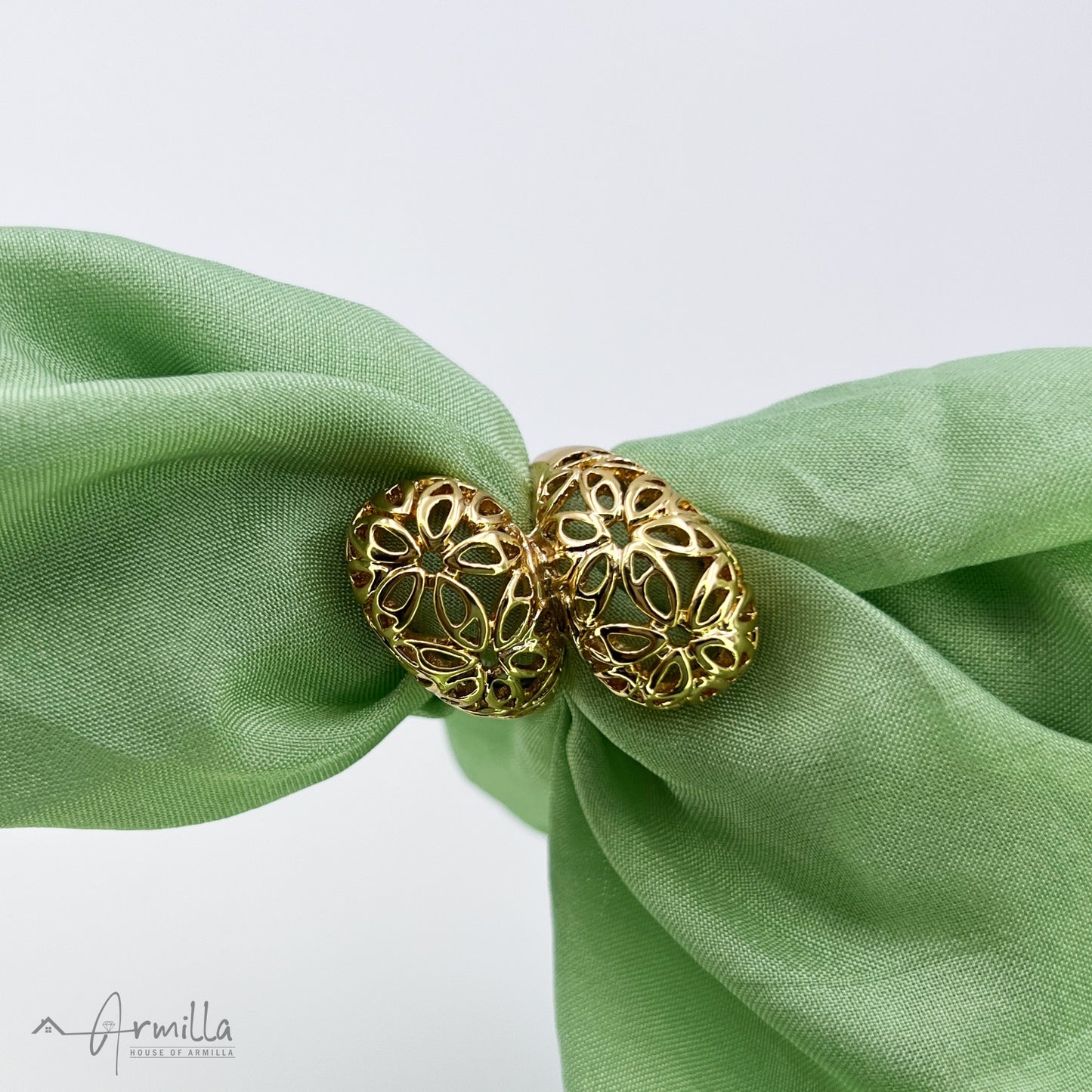 Twin Styled Gold Toned Ring