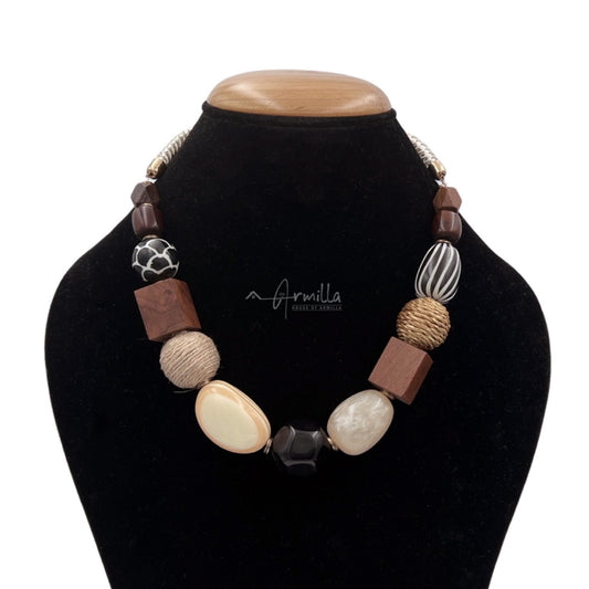 Womens Boho Styled Beaded Necklace