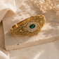 Zehra Emerald Filigree Statement Bracelet
