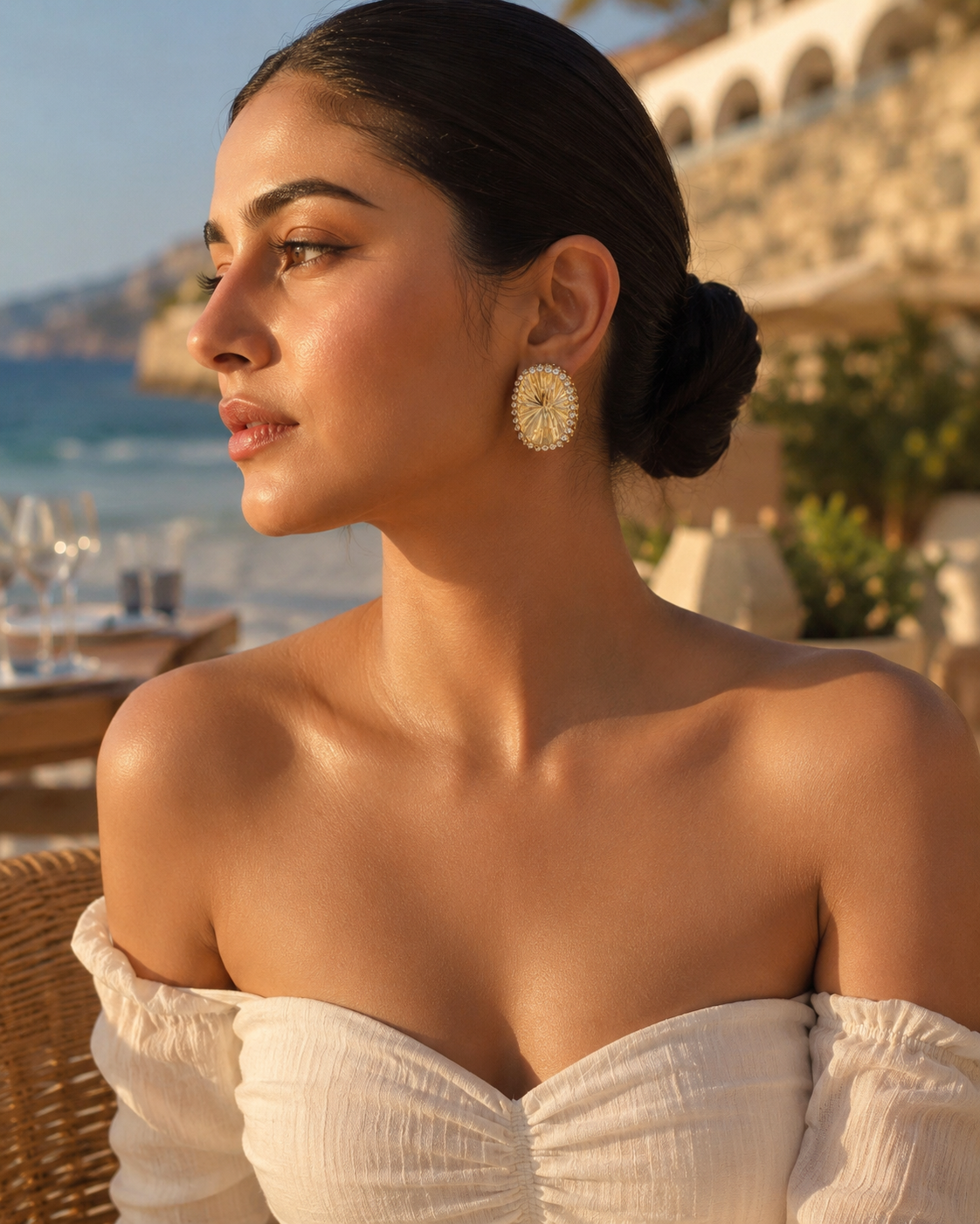 Aurora Radiance Statement Studs