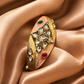 Zehra Polki Enamel Cuff