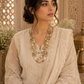 Mehrunisa Baroque Pearl & Polki Layered Necklace