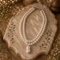Aafreen Double-Strand Pearl & Baroque Drop Necklace