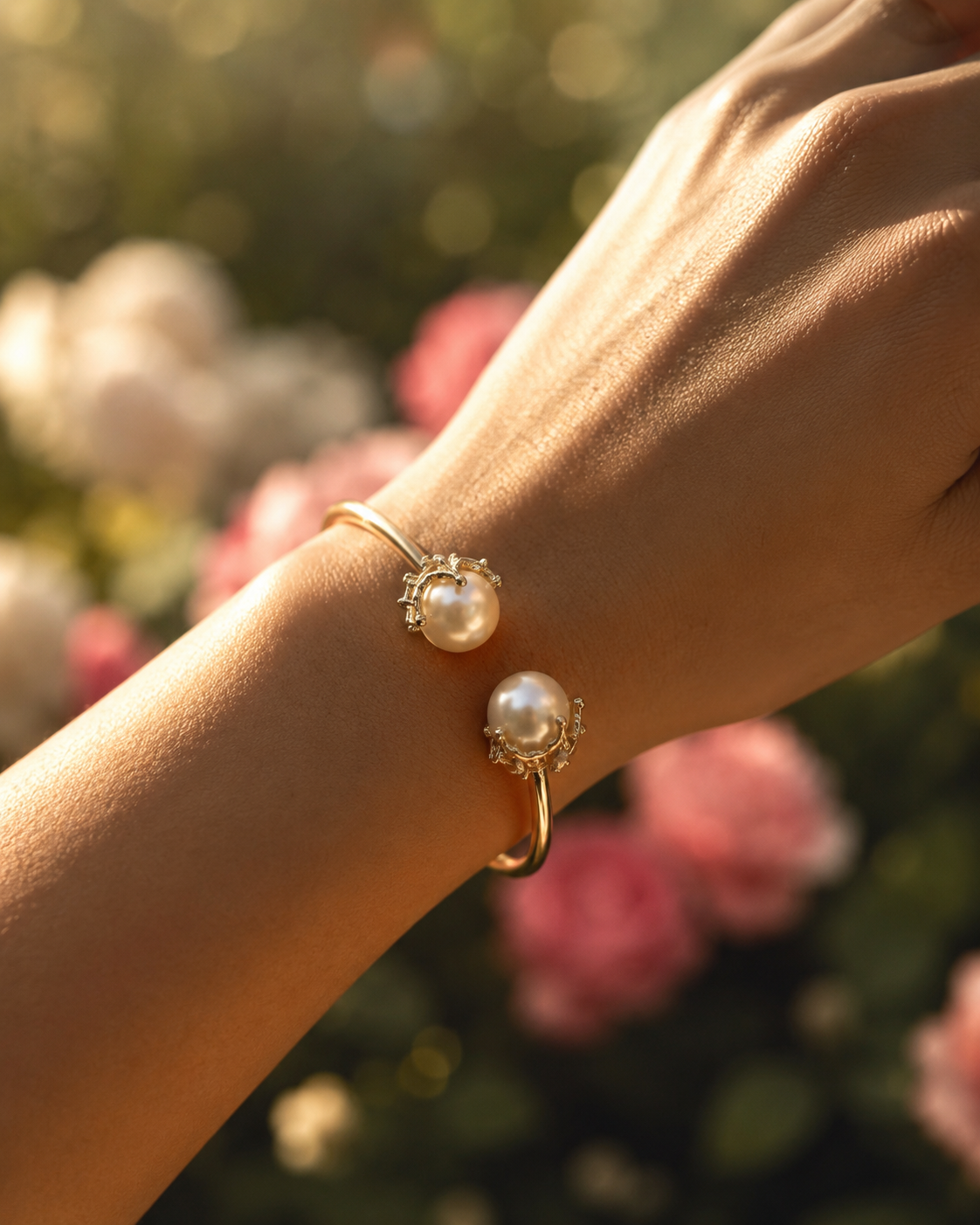 Lumière Pearl Cuff Bracelet