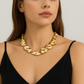 Modern Gold Statement Necklace Collection