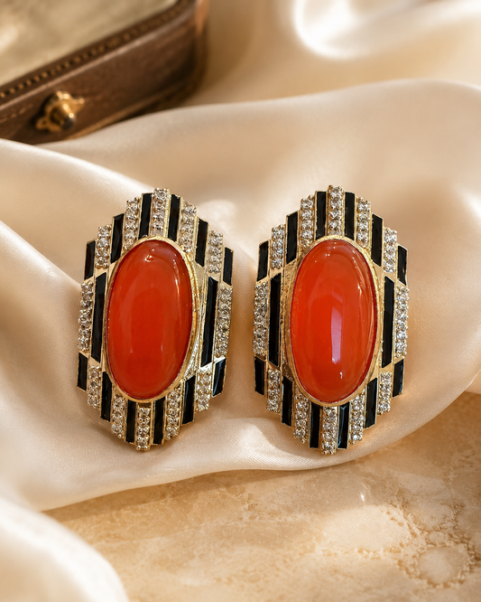 Art Deco Radiance Studs