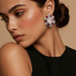 Rosé Royale Floral Stud Earrings