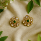 Royal Emerald Kundan Studs