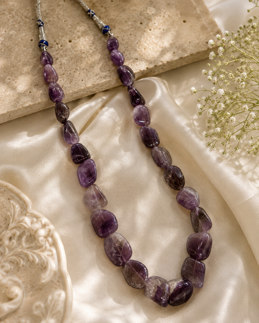 Aarya Natural Stone Statement Necklace