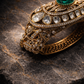 Maharani Emerald Kundan Statement Bracelet
