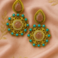 Turquoise Blossom Statement Earrings