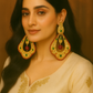 Timeless Kundan Chandbali Earrings