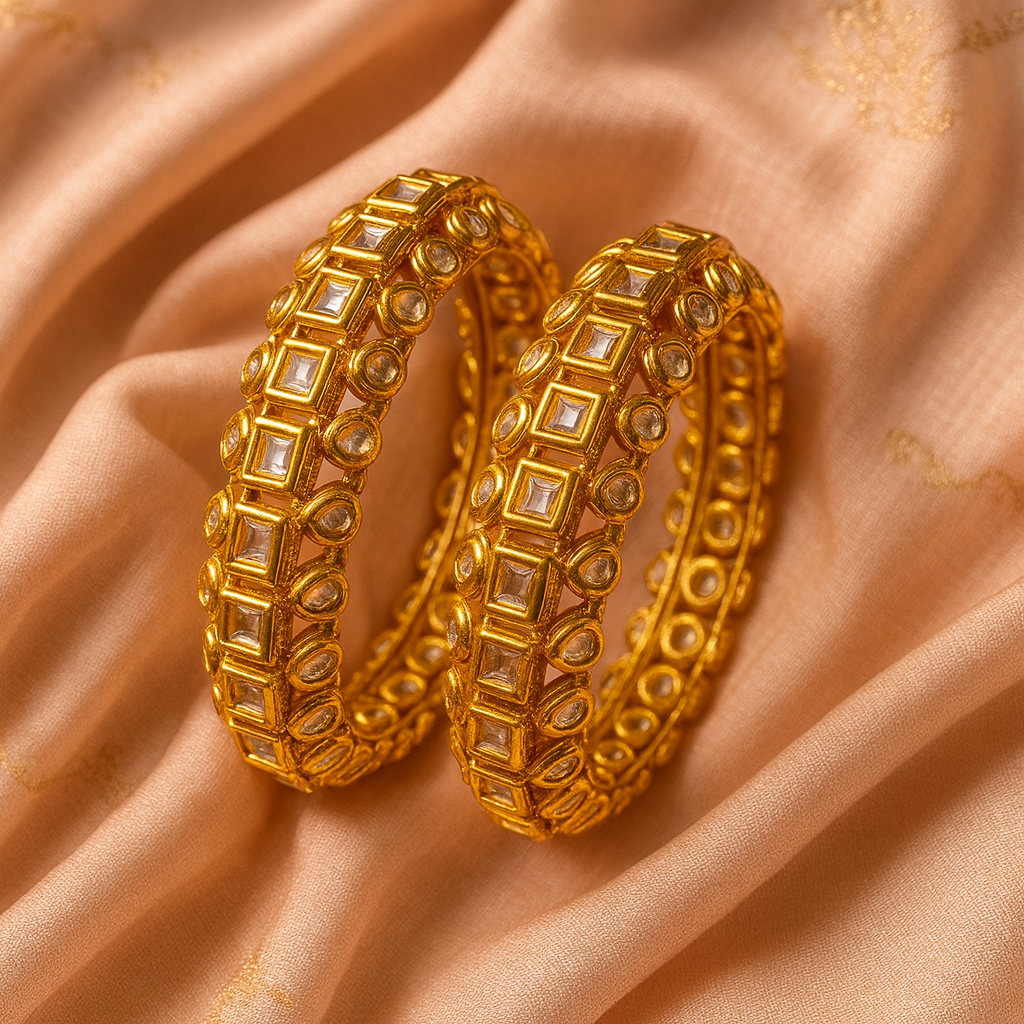 Timeless Polki Bangles