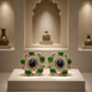 Royal Sapphire & Emerald Heritage Stud Earrings