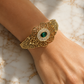 Zehra Emerald Filigree Statement Bracelet