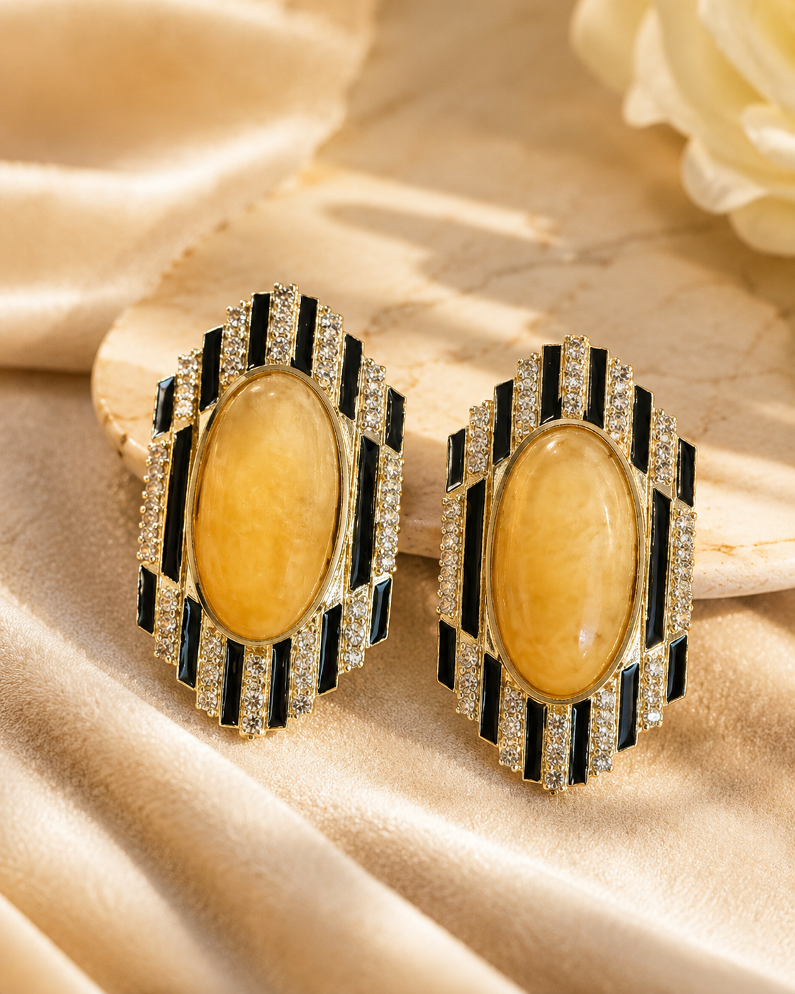 Art Deco Radiance Studs