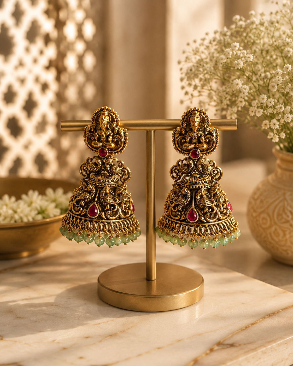Ganesha Heritage Temple Jhumkas