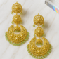 Golden Crescent Jhumka Chandeliers