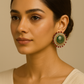 Royal Bloom – Emerald & Ruby Sunburst Earrings