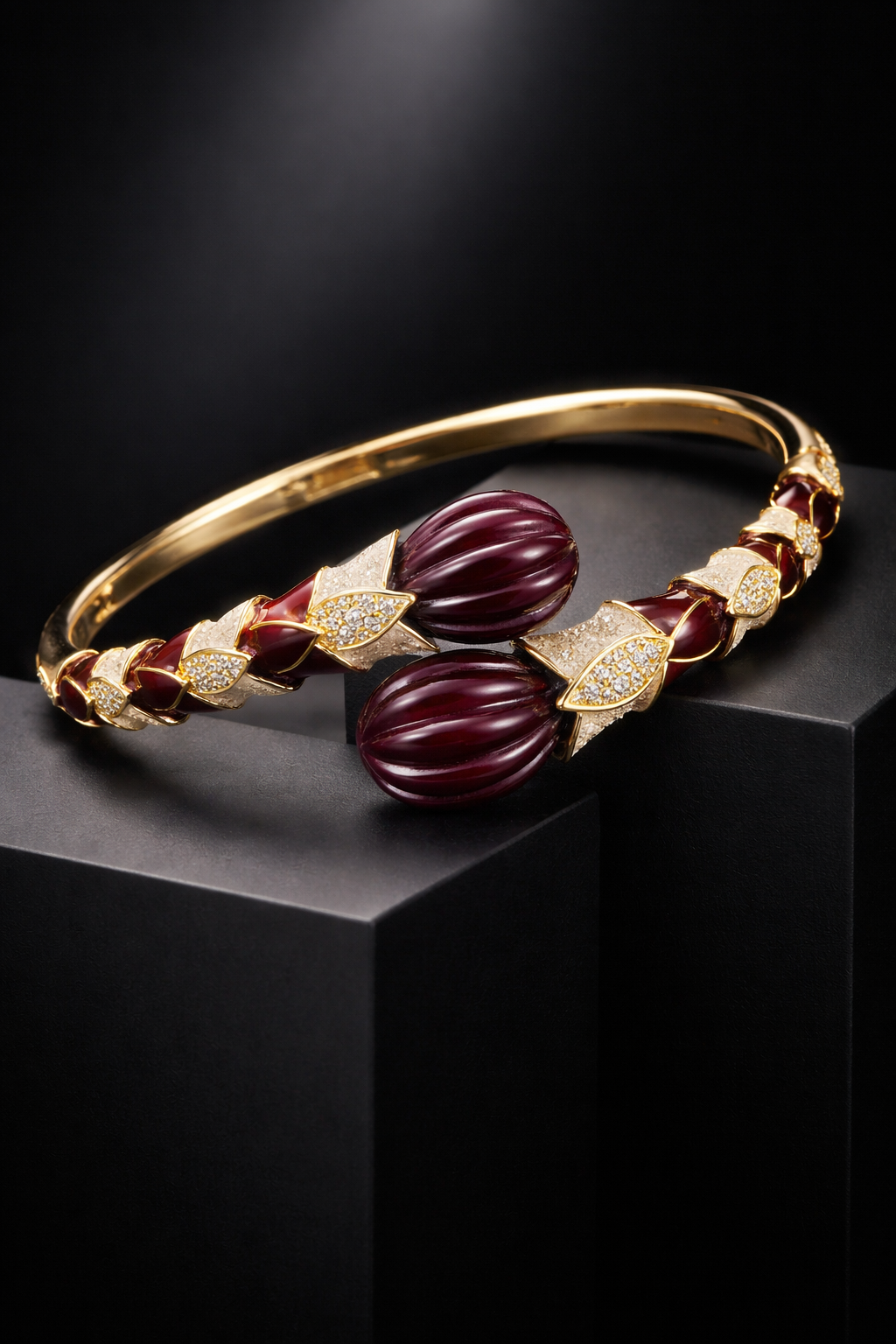 Burgundy Royale Cuff