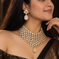 The Maharani Polki Necklace & Earrings Set