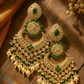 Kundan Polki Chandelier Earrings