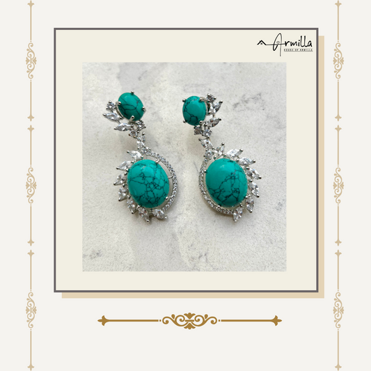 Turquoise Radiance Dangler Earrings