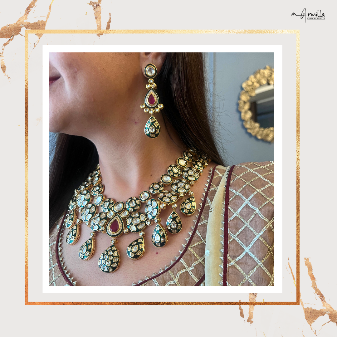 Regal Kundan Elegance: A Timeless Statement