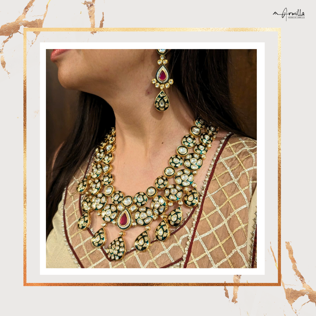 Regal Kundan Elegance: A Timeless Statement