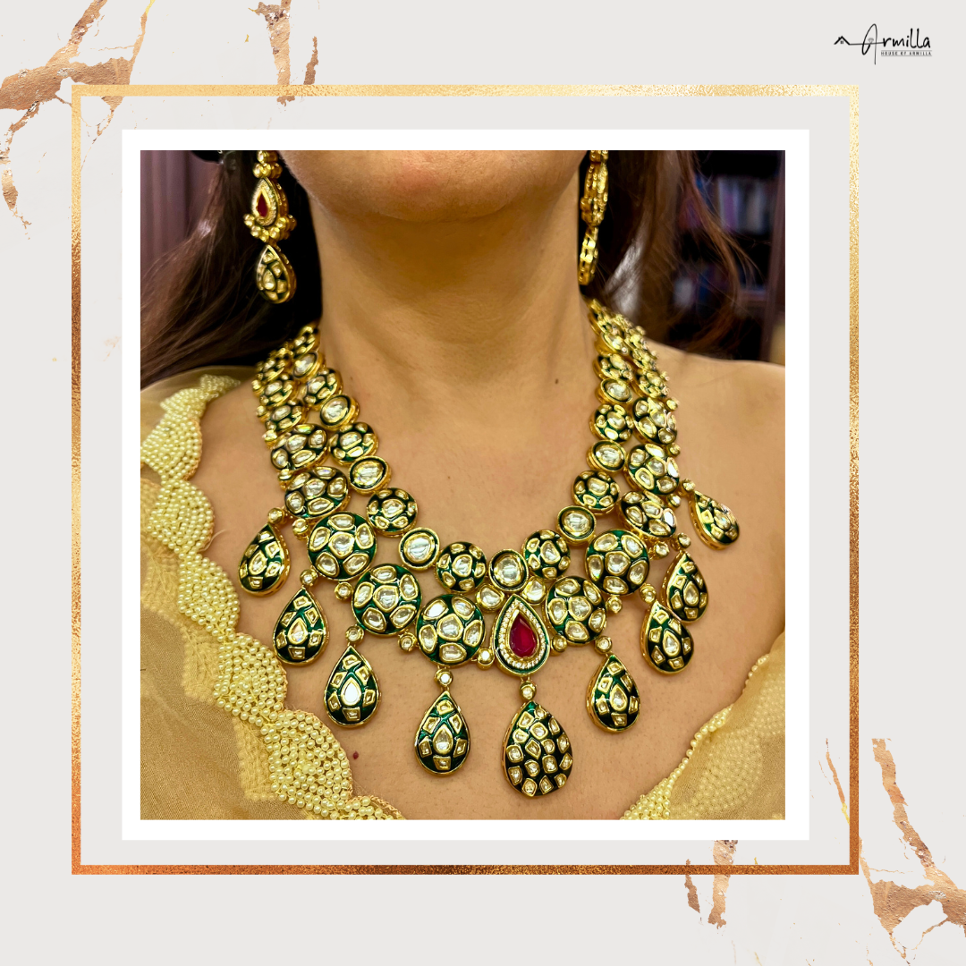 Regal Kundan Elegance: A Timeless Statement