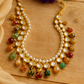 Tanjore-Inspired Kundan & Pearl Necklace