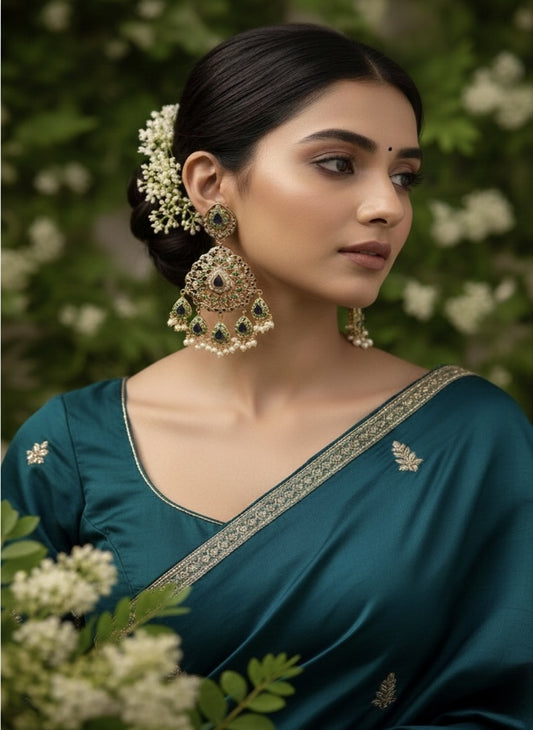 Mughal Garden Jadau Earrings