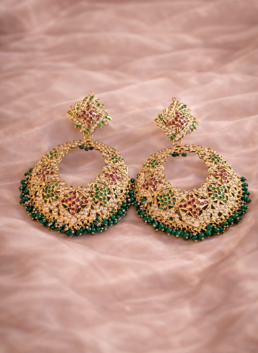 Emerald Royale Hoops