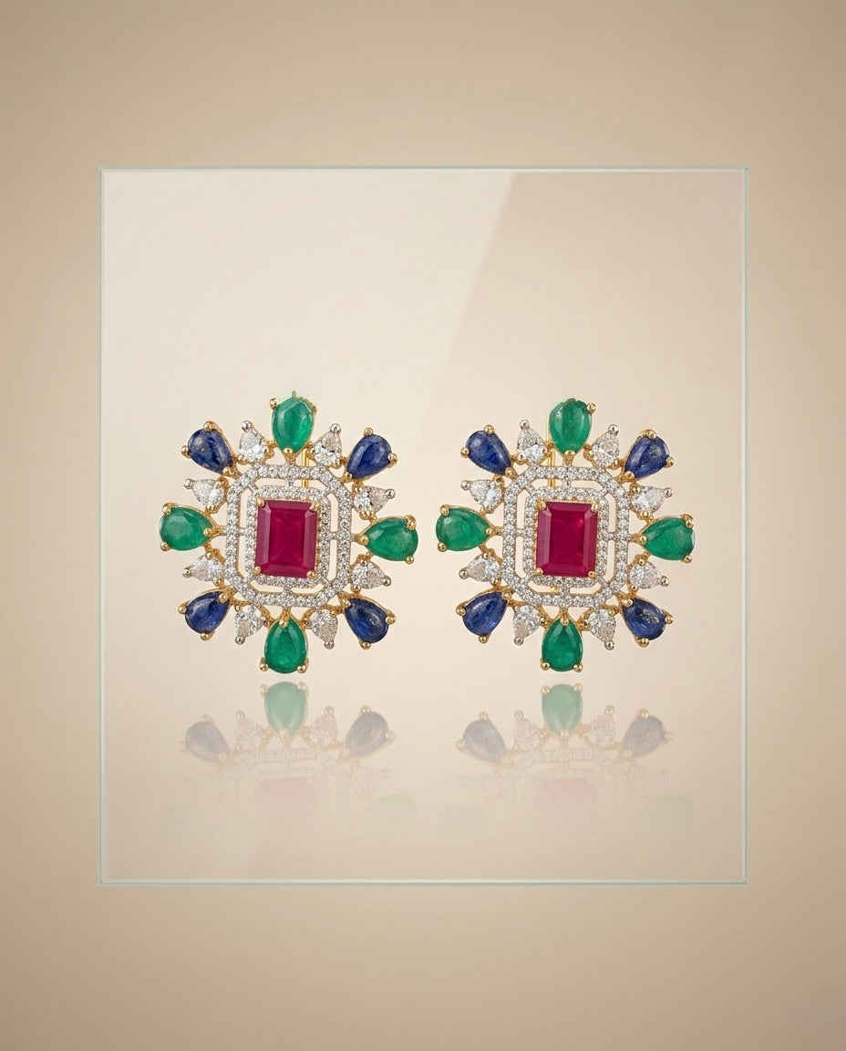 Royal Rani Statement Studs