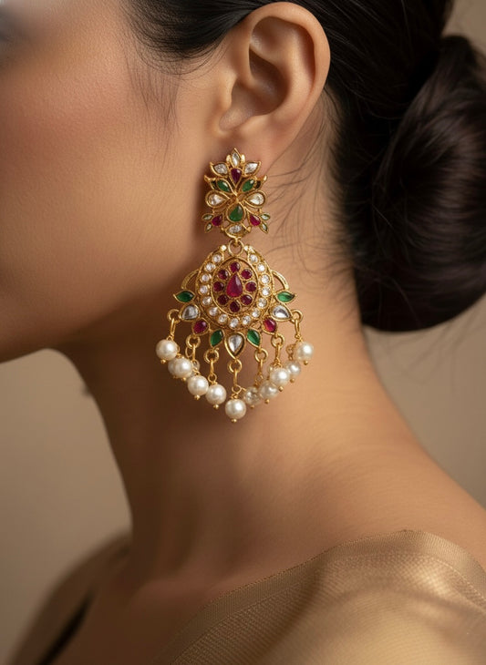 Heritage Jadau Jhumkas