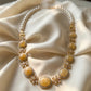 Aurelia Yellow Semi-Precious Stone Necklace & Earrings