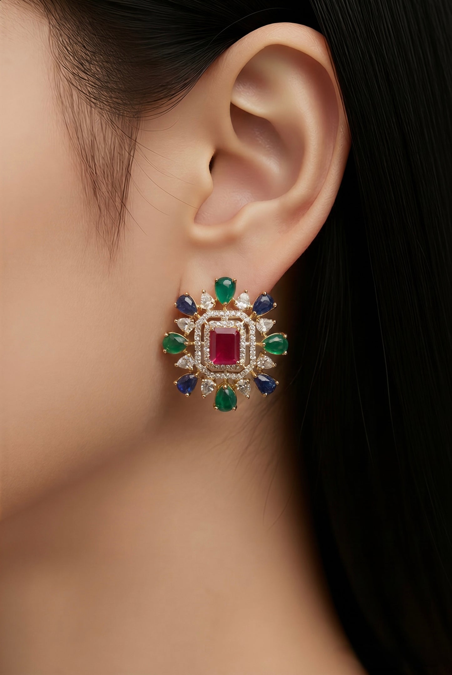 Royal Rani Statement Studs